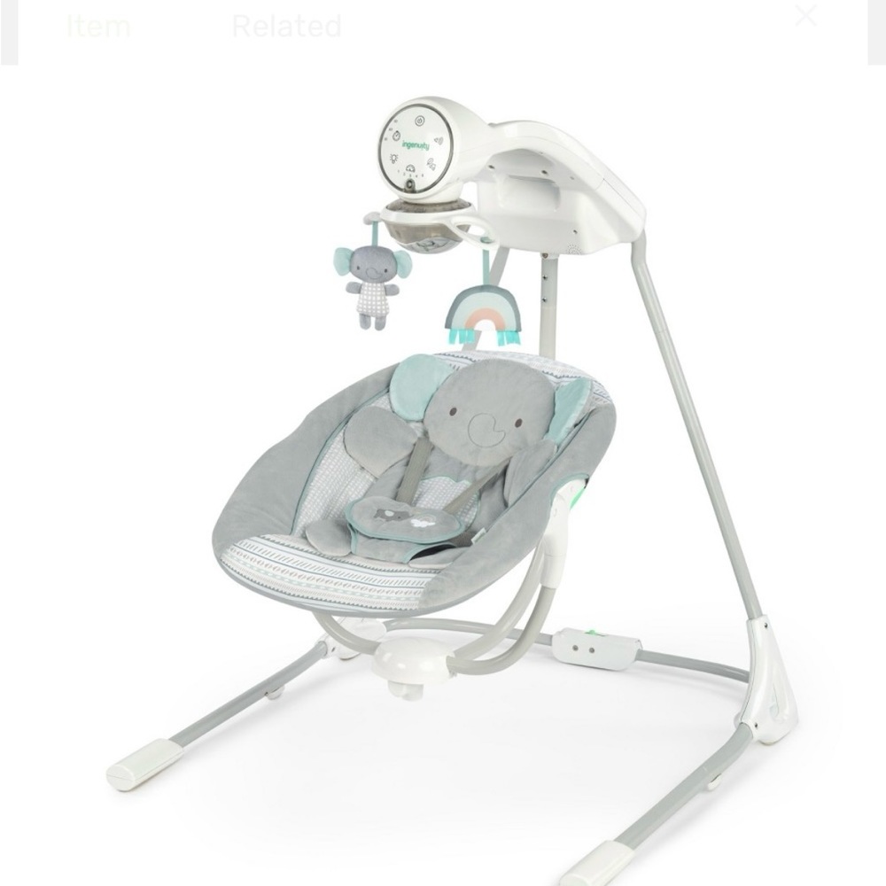 Elephant Baby Swing- Ingenuity